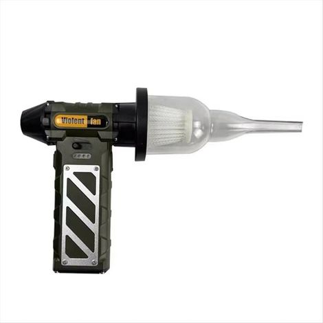 Mini ventilatore portatile 110.000 giri/min, soffiatore d'aria ad alta potenza, asciugacapelli, aspirapolvere, motore brushless B (1/4)