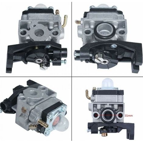 Kit carburateur pour moteur Honda GX25 GX35 FG110 HHT35 HHT25, comprenant carburateur, joint, filtre, durite d'essence, filtre à air, bougie et ampoule (9 pièces détachées en 1).
