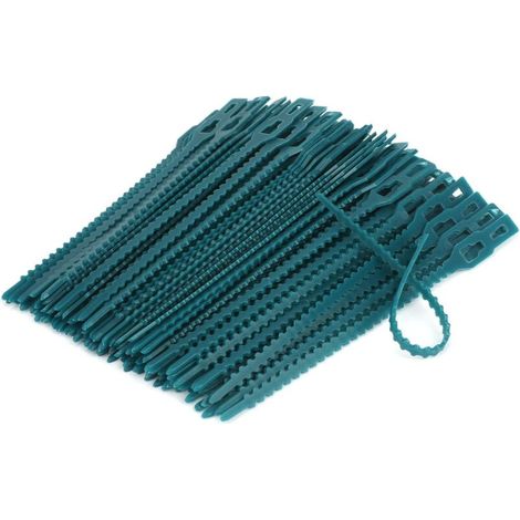 200 Stück, 13 cm, verstellbare Pflanzenbinder, flexible Pflanzenbinder, Kunststoff-Gartenbinder zur Pflanzenunterstützung  - Crezuo