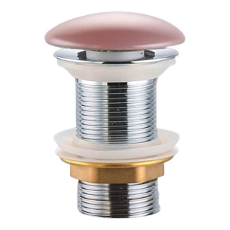 Swiss Aqua Technologies Desagüe de flujo libre Infinitio de 5/4 pulgadas sin rebosadero para lavabos y lavamanos, rosa mate (PZATKAPM) (1/2)