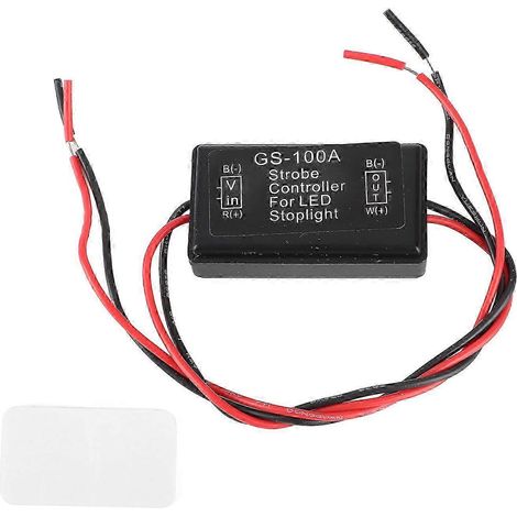 Feux Stop LED Stroboscopique Contrôleur Flash pour Voiture, Protection IP65, Accessoire Auto Universel (1/5)