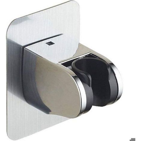 1 pcs Support de douche, Autocollant Support de Pomme de Douche Mural Détachable Avec à Angle Réglable, Imperméable, Heavy Du (1/4)