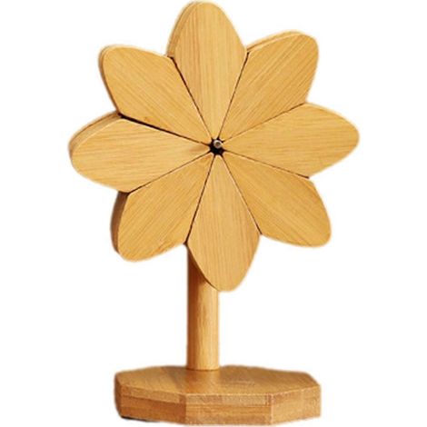 Set de table de cuisine en forme de moulin à vent, sous-tasses isolantes, dessous de plat trépied, sous-tasses pratique, entretoise pour tasses de cuisine B (1/5)