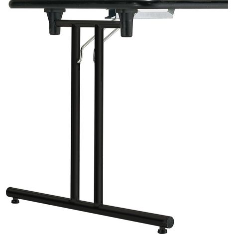 Corbetta Klapptischgestell Flexo 1 BIG - Tischbeine schwarz - Breite 800mm - Höhe 710mm für Tischplatten bis 2000x1000mm (1/2)