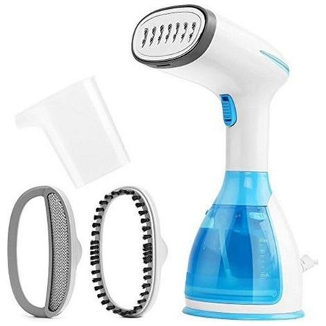 Muntra-Défroisseur vapeur portatif 1500 W pour vêtements et tissus, 280 ml, fer à vapeur portable, anti-plis, chauffage rapide en 15 secondes (1/4)