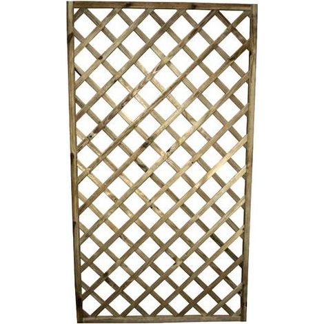 PANNELLO Grigliato LEGNO impregnato in autoclave Rettangolare 90X180H cm