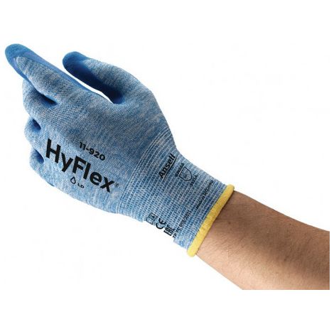 Gant HyFlex® 11-920 Taille 9 bleu EN 388 PSA II Nyl.m.Nitril ANSELL (Par 12)