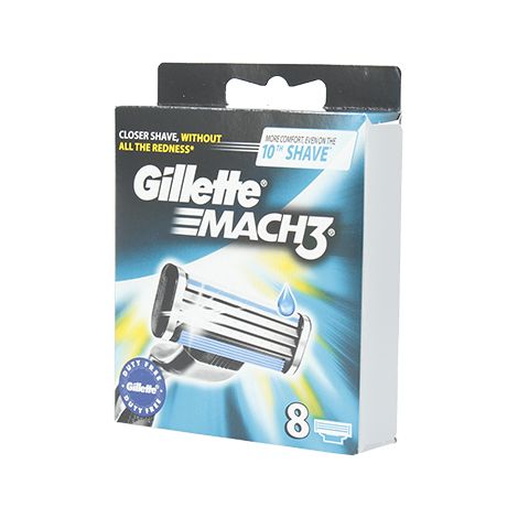 Paquete de 8 cuchillas de afeitar Gillette Mach 3