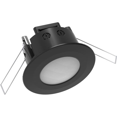 LEDKIA – Détecteur de mouvement encastré PIR 360° IP65 – Portée 2 à 8m – Température de fonctionnement jusqu'à 24°C – Charge max 1200W