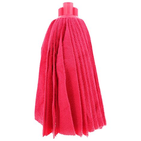 Fregona Ecologica Micro Fibra Tiras Planas Rojo (1/3)