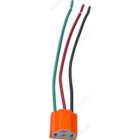 Câble de douille de phare en céramique H4, câble de douille de support de lampe H4-21, câble de support de lampe en céramique pour phare automobile. (1/4)