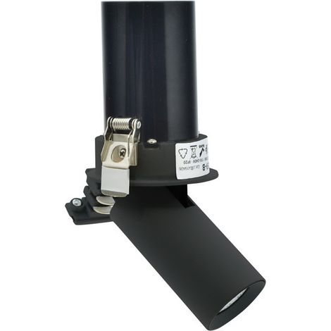 Adjustable recessed LED spotlight - 7W - Cree Chip - 24° - Noir (1/5)