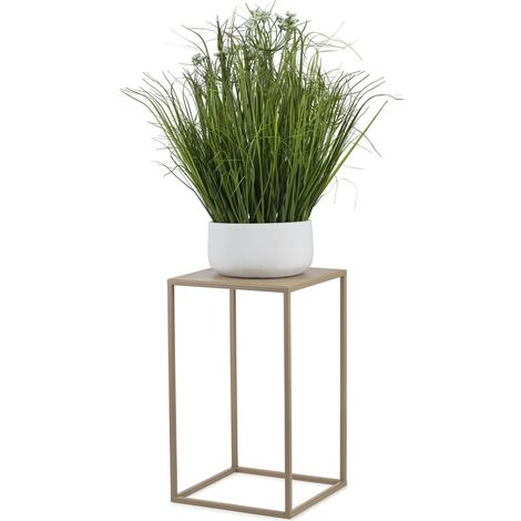Soporte de pie color beige para flores, 40 cm. (1/5)