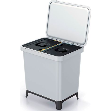 Sortiersystem derecycling 2x10L Farbe white KEDEN (1/5)