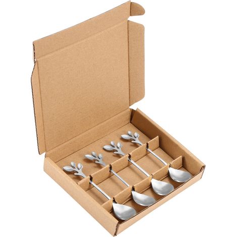 Cuillère À Café - Cuillère À Thé En Acier Inoxydable - Pour Lait Café Expresso Dessert Glace - 12 cm - Lot De 4 (1/3)