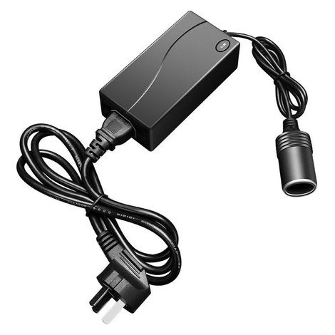 Convertisseur 220V Vers 12V 60W 5A Adaptateur Allume Cigare Avec Long Câble Pour Aspirateur Voiture (1/5)
