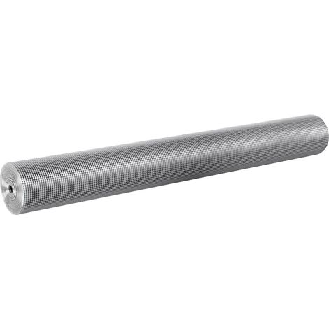 Grillage en métal déployé, maille 1/4 pouce, rouleau 48 po x 50 pi, fil galvanisé à chaud, 23 gauges, idéal pour cages à lapins, jardin et petits rongeurs. (1/5)
