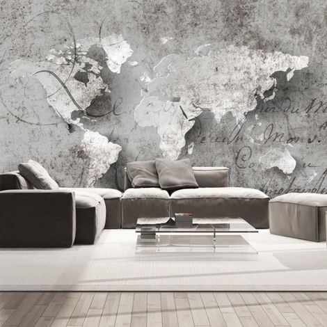 Papier Peint "Map & Letter" 175 x 250 cm (1/2)