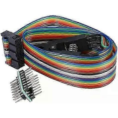 Programmierer-Testklemme SOP16 SOP SOIC 16 SOIC16 Pin IC Testklemme SOP16 auf DIP8 Flash-Klemme passend für Serie 25 RT809F TL866CS TL866A-JXLGV (1/5)