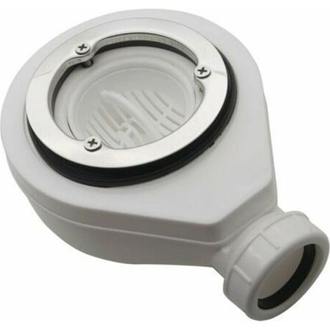 Drain Horizontal Sans Couvercle - Diamètre 90 Mm - Pour Bac De Douche - 1 Pièce (1/5)