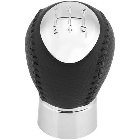 Pommeau de levier de vitesse en cuir artificiel à 5 vitesses, style de voiture, adapté à Mazda 3 5 6 323 626 RX-8 MPV (1/5)
