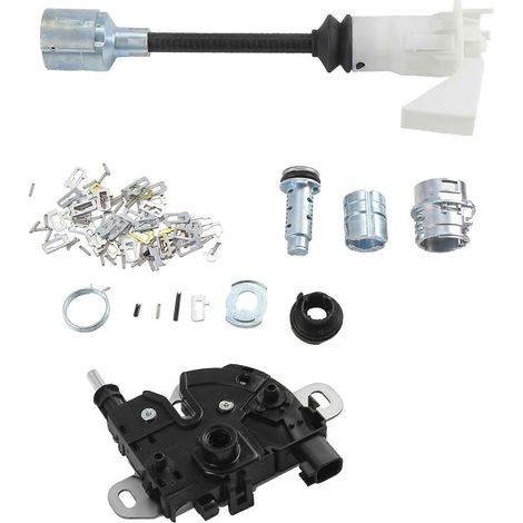 Reparatursatz für Motorhaubenverriegelung mit langer Entriegelungsstange, Teilenummer 1343577 4895285, für Ford Focus MK2 (2004-2016) (1/5)