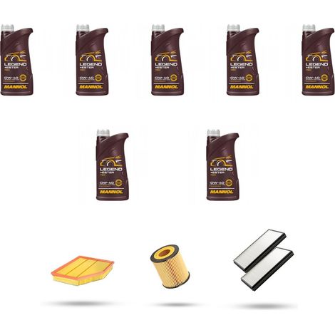 Kit tagliando 3 FILTRI e 7L OLIO compatibile con Bmw serie 6 (E63,E64) 630 Ci 200kw dal 2007 (1/5)