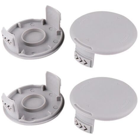 Lot de 4 capuchons de rechange pour bobine de débroussailleuse, compatibles avec les débroussailleuses sans fil Ryobi One+ AC14RL3A et Ryobi AC14HCA One+ (1/3)