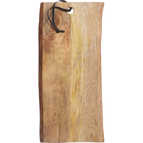 masterclass Grande planche à découper et à servir en bois de manguier rustique, 23 x 50 cm (9" x 19.5")