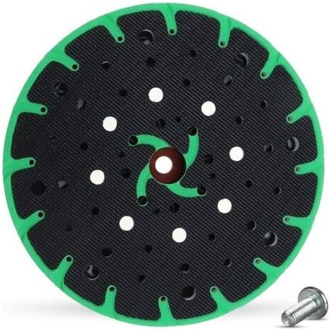 Plateau de ponçage 150 mm, plaque de ponçage d'aspiration de poussière 150 mm compatible avec ponceuse excentrique Festool Rotex RO, ETS 150, ETS EC 150, LEX (1/5)