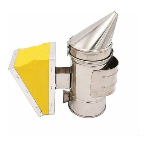 BUNTHAUS Outils d'apiculture d'exportation mini fumeur de cuir en acier inoxydable mini fumeur de pointe de trompette (1/5)