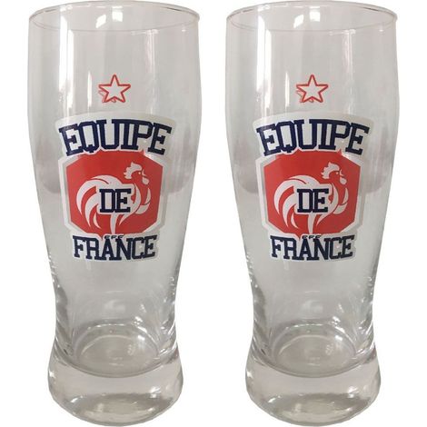 Coffret de 2 verres à  bière FFF