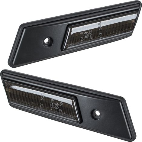 BMW 7 E32 85-94 Intermitentes laterales LED AHUMADOS DIN脕MICOS 2 uds. JUEGO (1/5)