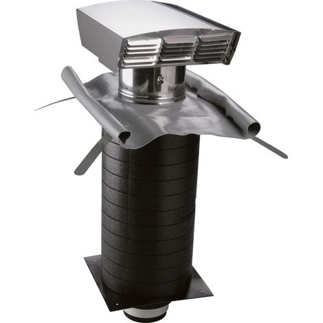 Bosch Accessoire ventilation résidentielle DDF 160/1 Passage de toit d:160 mm, acier inox, 7719003366