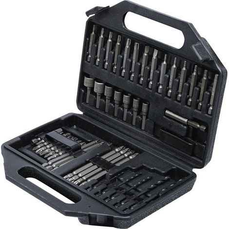 Mallette de 41 embouts et douilles pour perceuse visseuse 6 pans 1/4 (1/3)