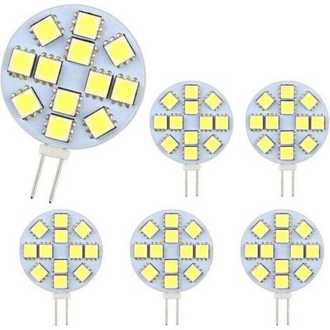 Ampoule LED G4 - 2 W - 12 V DC - 6000 K - Non Dimmable - Remplacement Halogène 20 W - Pour Cuisine Caravane Bateau Remorque - Lot de 10 (1/4)