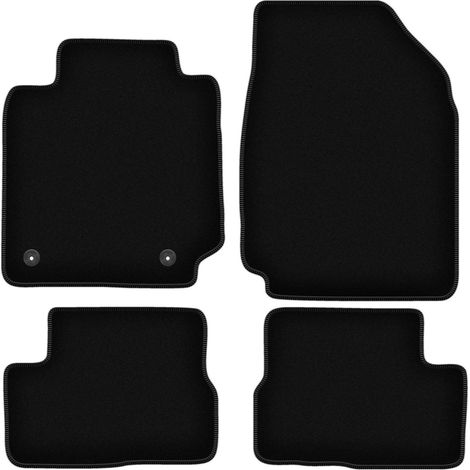 BASIC schwarze Veloursmatten für: Nissan Micra K12 Fließheck (2002-2010) (1/5)