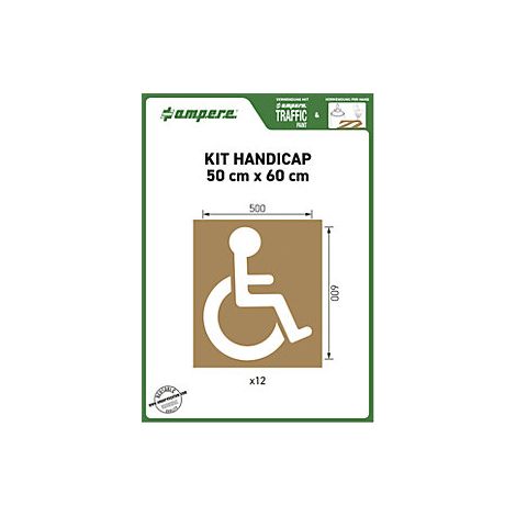Ampere  Set di dime per segnaletica  simbolo parcheggio