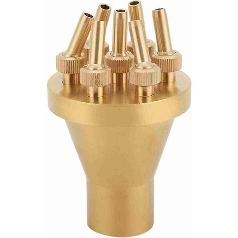 Buse de fontaine à double couche, droite au centre, adaptée aux bassins de jardin, taille 25-26 pouces. (1/5)