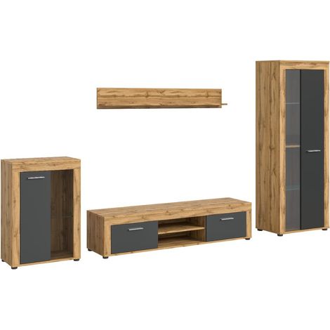 Jam Regal J5 System grau, Eiche Dekor.