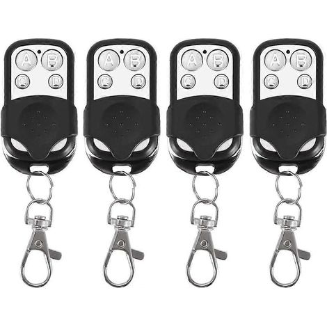 4 télécommandes universelles pour ouvre-porte de garage, télécommande pour porte de garage automatique, clé de télécommande de garage, porte-clés de garage pour voiture (1/4)