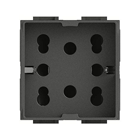 Presa Bipasso E Schuko Side Antracite Per Living International