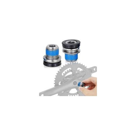 Lot de 2 vis de manivelle M15 pour vélo à six pans creux M15 avec joint d'étanchéité pour vélo électrique, VTT, BMX (1/5)