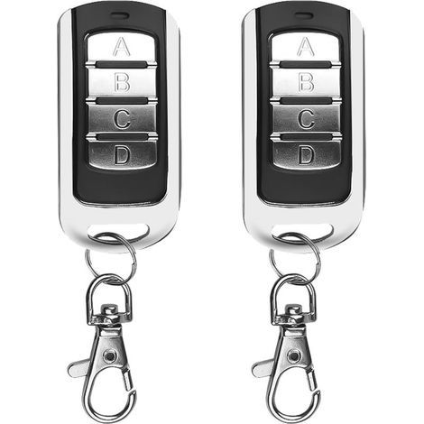 250 à 913 MHz Télécommande de copie pleine bande ABCD 4 boutons Ouvre-porte de garage haute stabilité sans fil pour la sécurité de la maison 4 pièces (1/5)