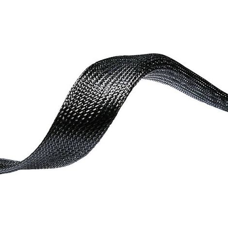 HellermannTyton 170-00400 HEGPX40-PET-BK Guaina intrecciata Nero Poliestere 32 fino a 70 mm 50 m