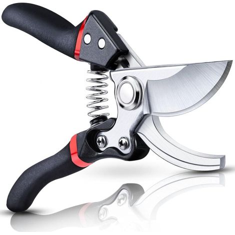 Secateur de Jardin, Sécateur Professionnel Branches, Jardinage Cisaille Sequateur, Ciseaux Branche Secateurs Coupe Tronc Tranchant Ciseau Plante Spring Sécateurs (1/5)