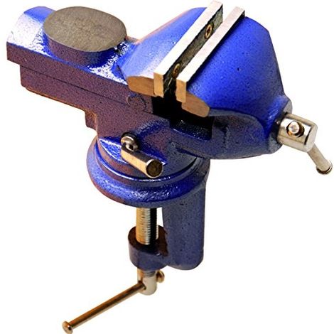 Bgs Technic – Étau à enclume orientable 360° – Largeur mâchoires 60 mm – Installation sur tables jusqu'à 45 mm d'épaisseur – Poids 1748 g