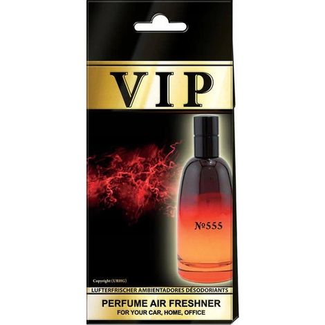 Ambientador para coche Caribi VIP 555 con fragancia Christian Dior Fahrenheit (1/2)