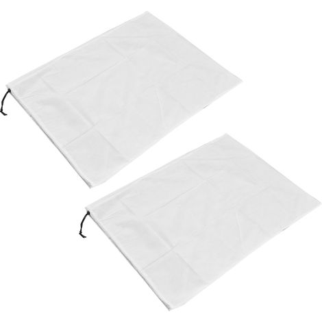 Lot de 2 housses de protection hivernale pour plantes, voile non-tissé antigel avec cordon, couvre-arbustes extérieur 80x100cm (1/5)