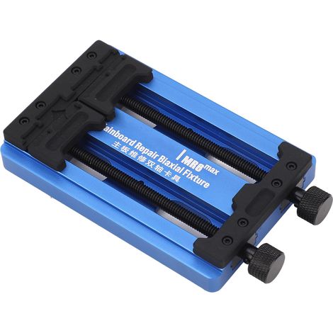 Support biaxial de réparation de carte mère en alliage d'aluminium, multifonctionnel et portable, pour processeurs et disques durs de téléphones. (1/5)